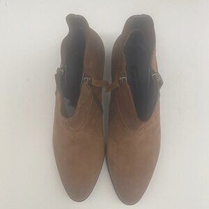PAUL GREEN Brown Leather Ankle Boots US 12